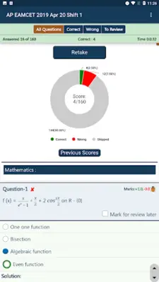 EAMCET Practice - Engineering android App screenshot 2